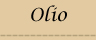 olio