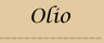 olio